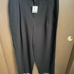 UO black high rise trousers